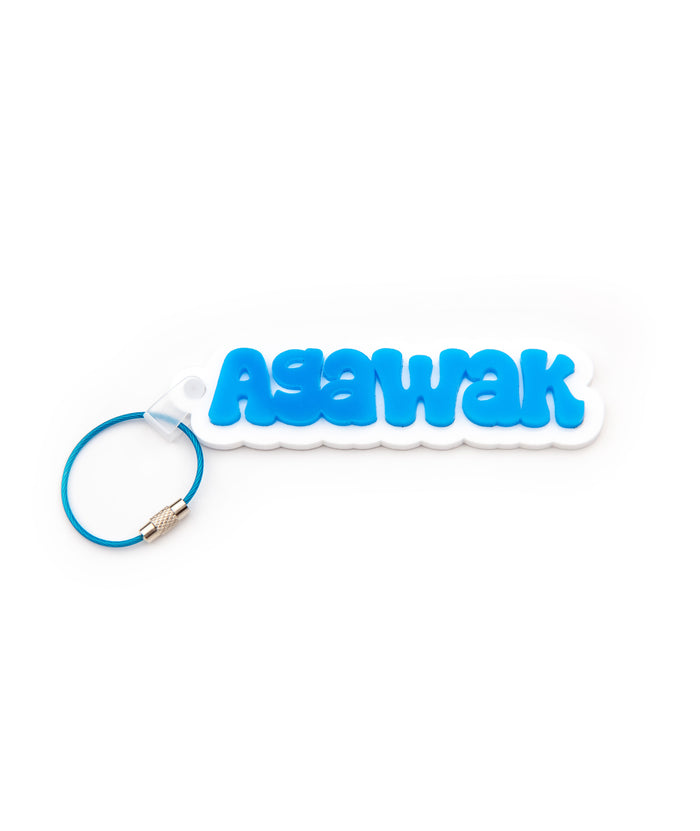 Camp Name Acrylic Key Chains Distressed/seasonal accessories A Wink and a Nod Multi Agawak