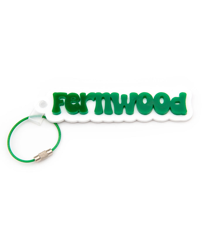 Camp Name Acrylic Key Chains Distressed/seasonal accessories A Wink and a Nod Multi Fernwood
