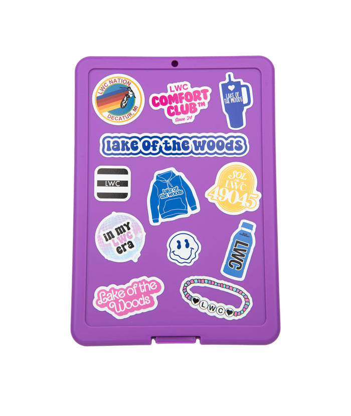 Camp Name Clipboard Distressed/seasonal accessories A Wink and a Nod Multi Lake of the Woods