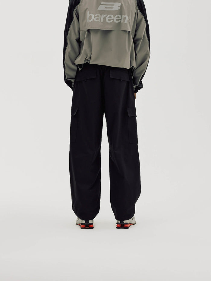 Cargo Pants Parachute, Men - Black