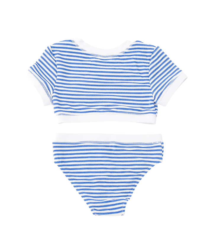 Carys Ribbed Crop 2 Piece Cobalt Striped Distressed/seasonal accessories Shade Critters