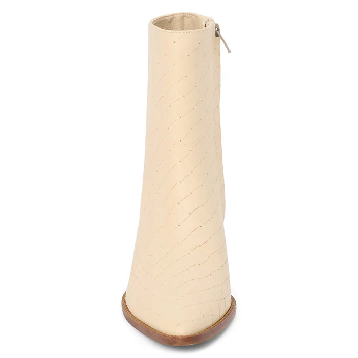 Caty Ankle Boot- Cream Weave