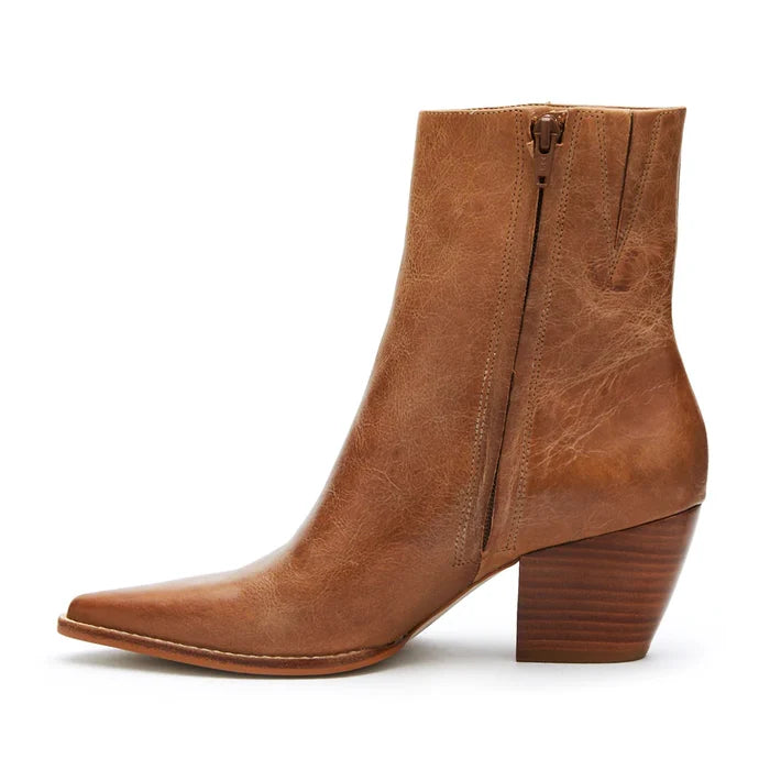 Caty Ankle Boot- Vintage Tan