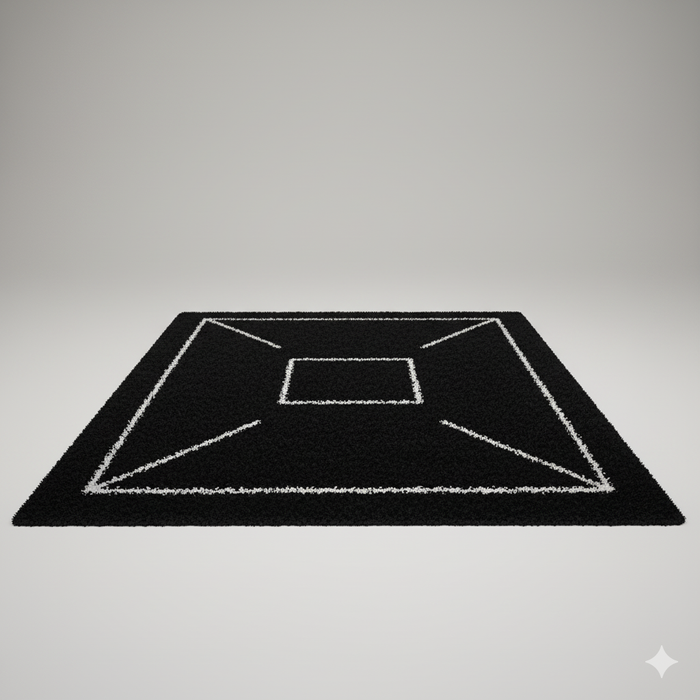 Chalk Numbers Area Rug