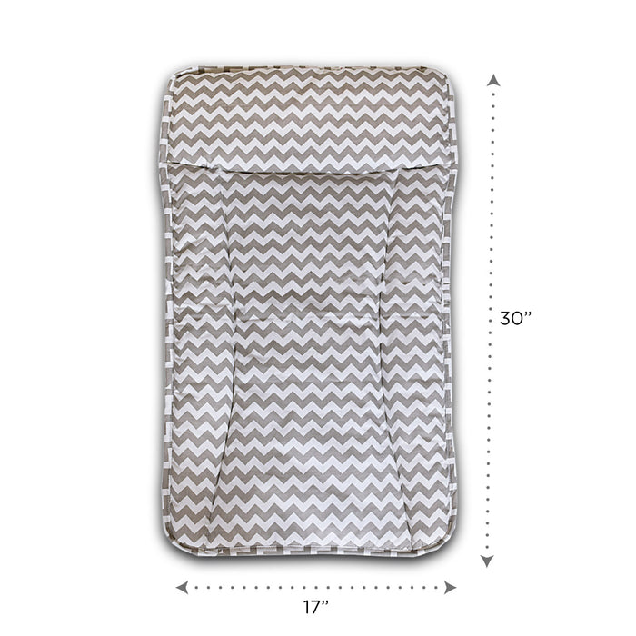 Changing Mat - Chevron (Grey) (All Ages)