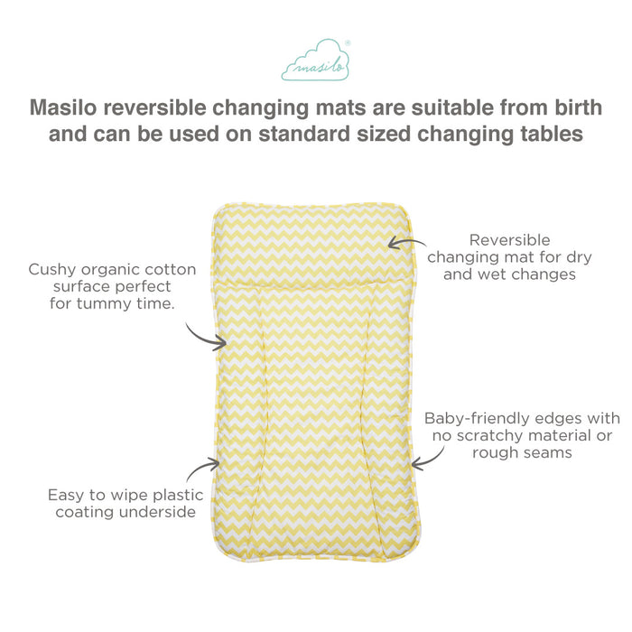 Changing Mat - Chevron (Sunshine) (All Ages)