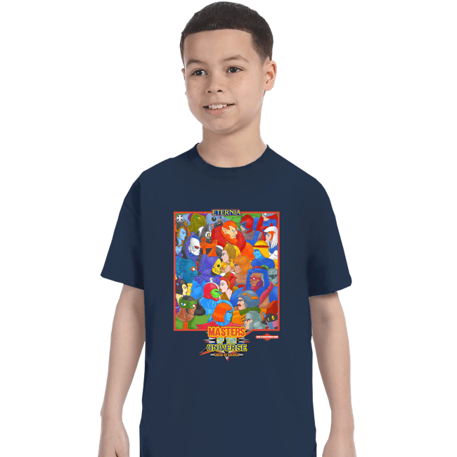 Secret_Shirts T-Shirts, Youth / XS / Navy Clash Of Eternia