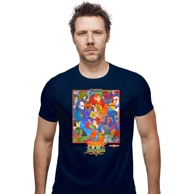 Secret_Shirts Fitted Shirts, Mens / Small / Navy Clash Of Eternia