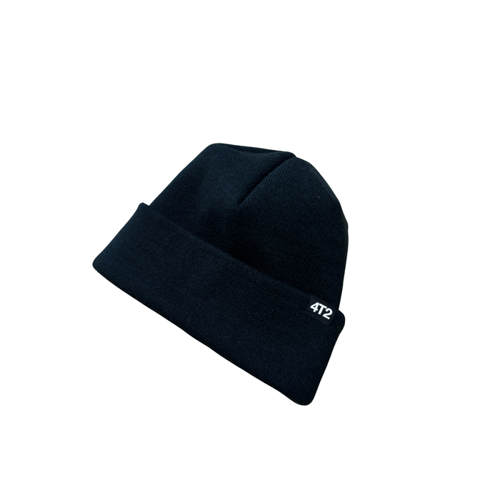 classic beanie, black.