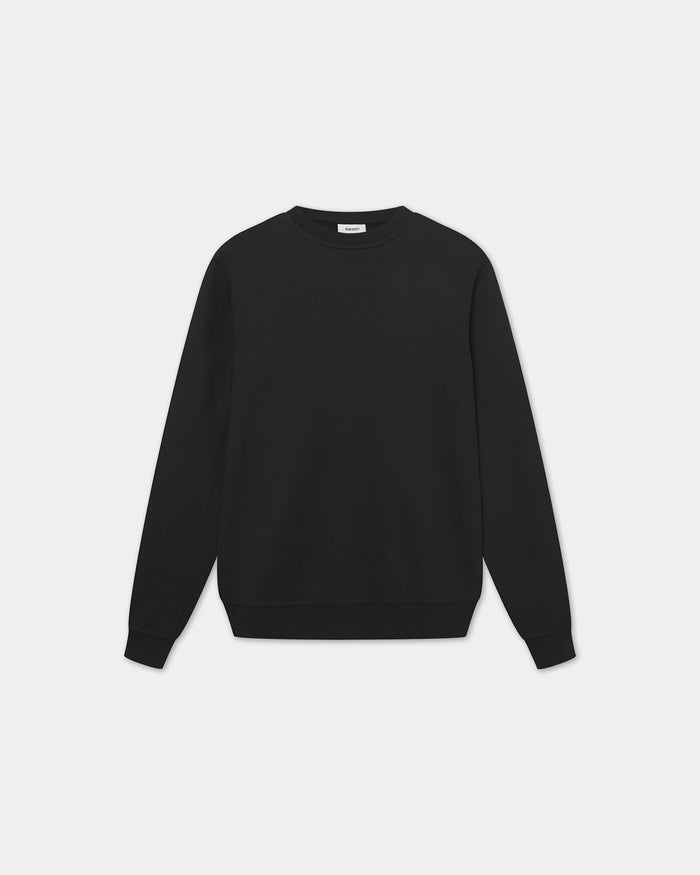 Classic Crewneck, Men - Embroidered Logo - Navy Blue