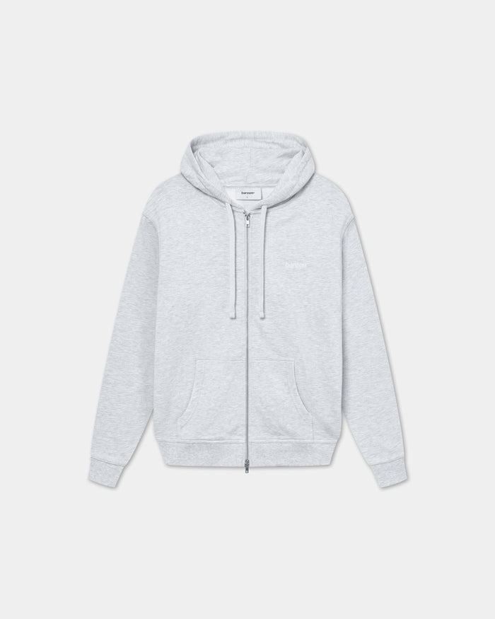 Classic Logo Zip Hoodie, Men - Cloudy Grey