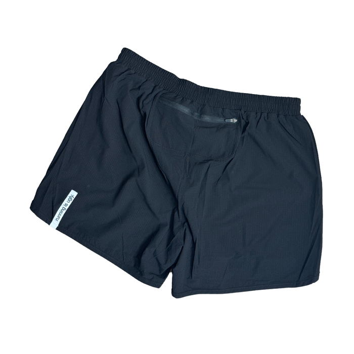 classic mens microperf short 5", black