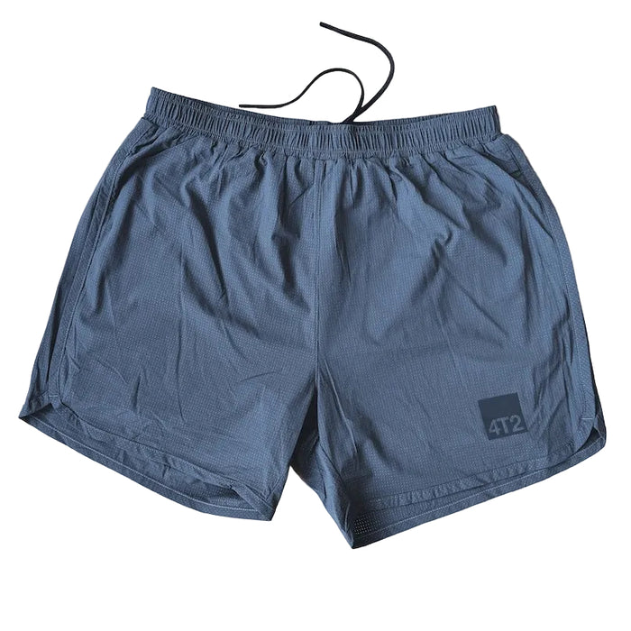 classic mens microperf short 5" get lost, grey.