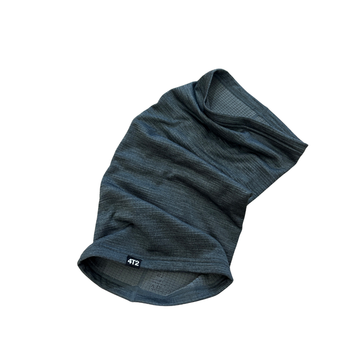 classic neckwarmer tectro, twotone steel.