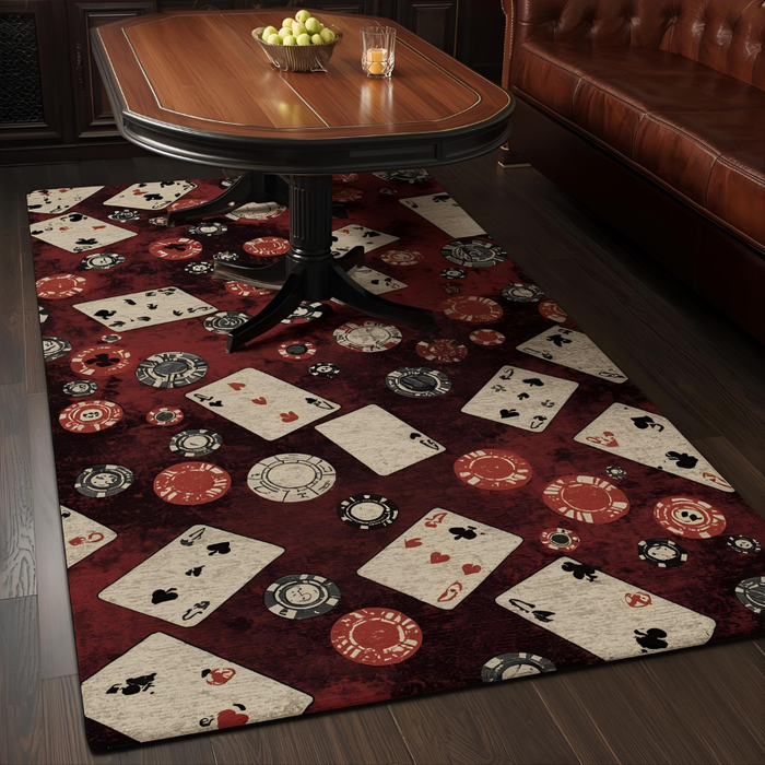 Classic Poker Area Rug