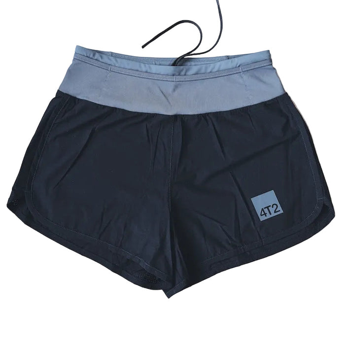 classic womens microperf short 3" get lost, black.