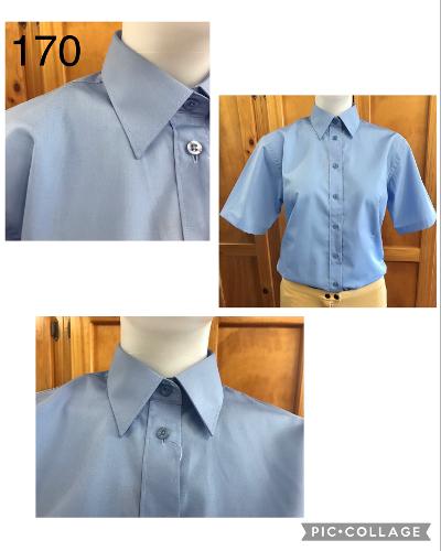 Clearance Powder Blue "NEW" Tie Shirts Adults (170) ** Weekend Sale ***