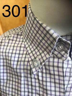 Clearance Purple & Faint dark Grey & White Striped Tie Shirts Childs (301)