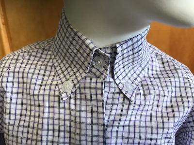 Clearance Purple & Faint dark Grey & White Striped Tie Shirts Childs (301)
