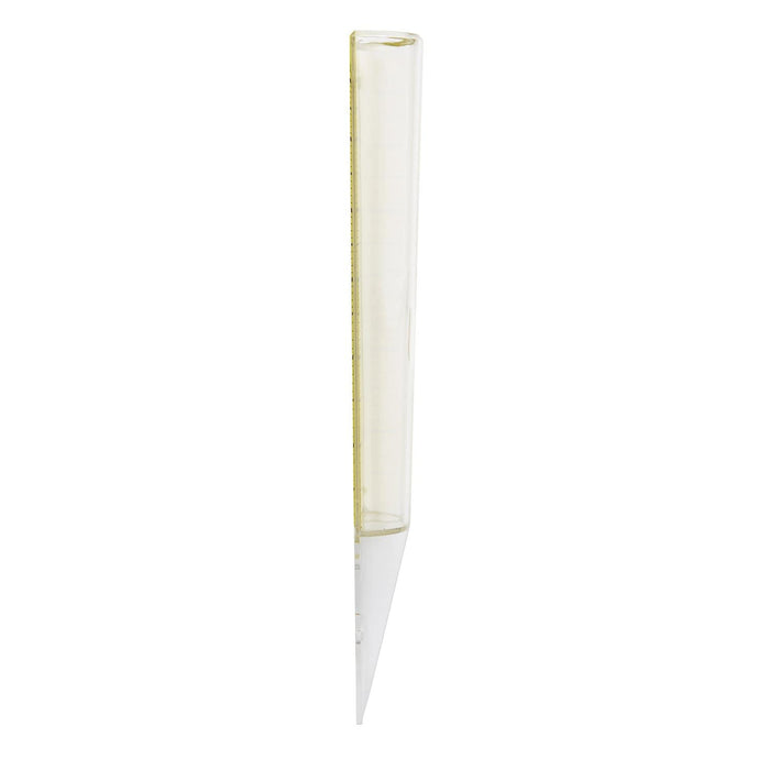 ClearVu 6 inch rain gauge tube with measurement marks and a pointed stake at the base