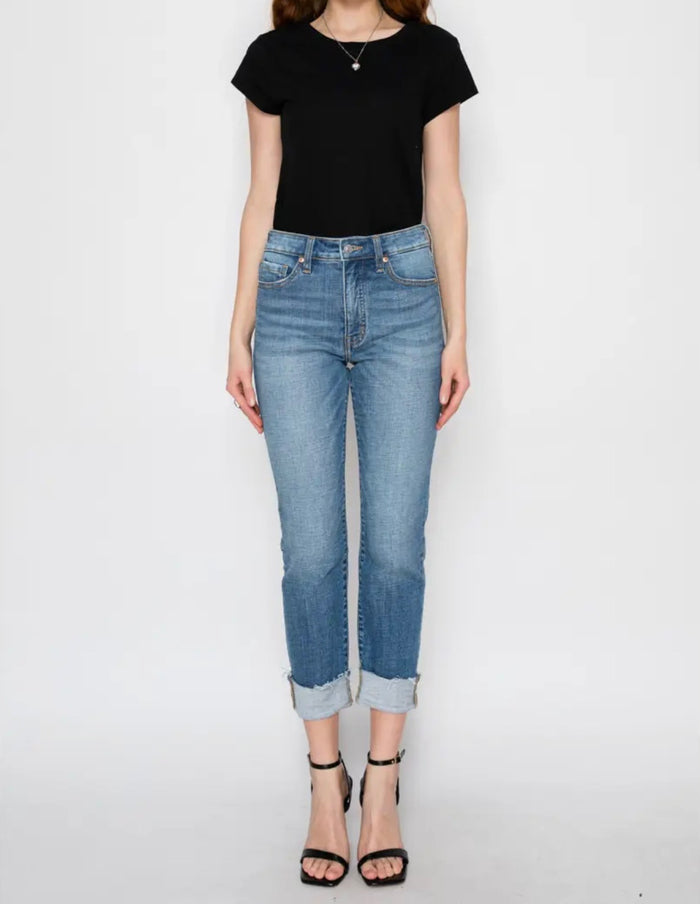 Colette Tummy Control High Rise Straight Leg Jeans