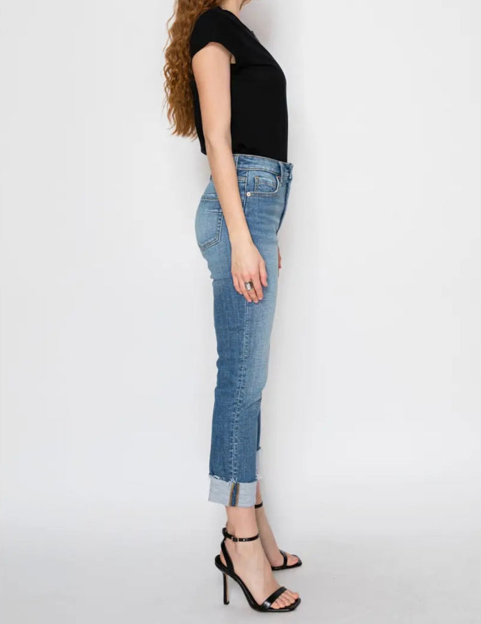 Colette Tummy Control High Rise Straight Leg Jeans