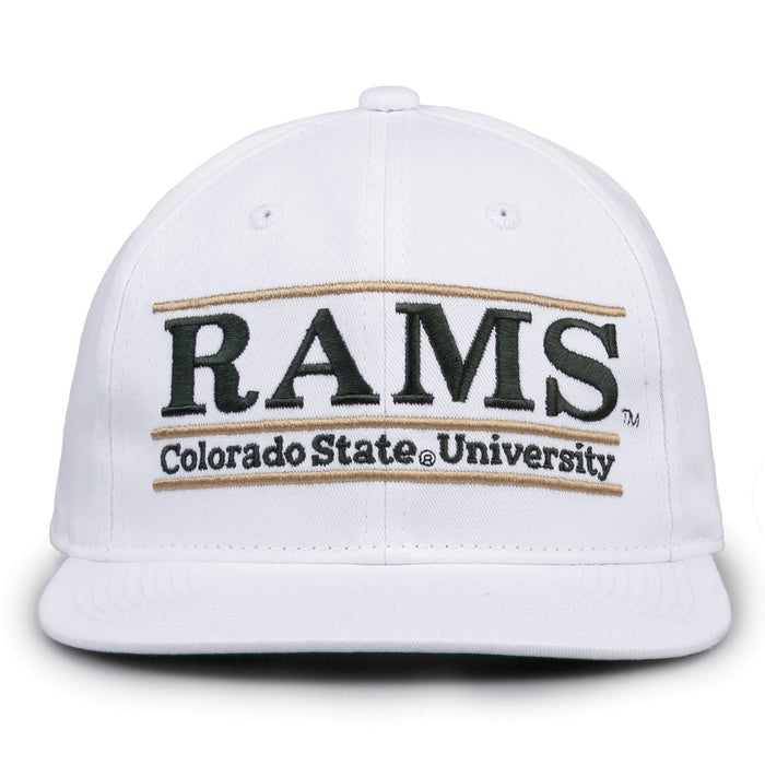 Retro Bar Snapback - White