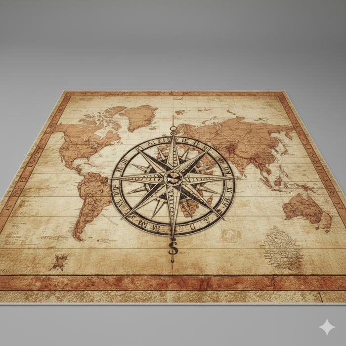 Compass Rose Area Rug