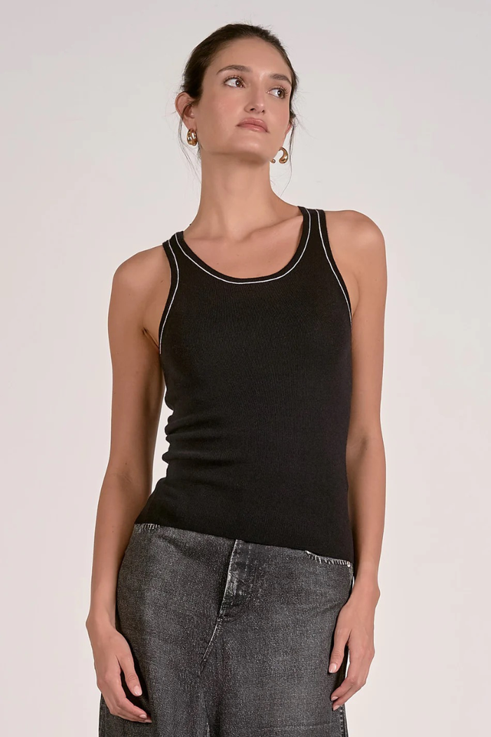 Contrast Stitch Tank Top - FINAL SALE