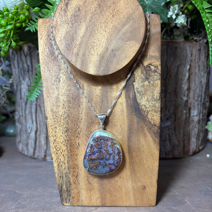 Copper Agate Pendant