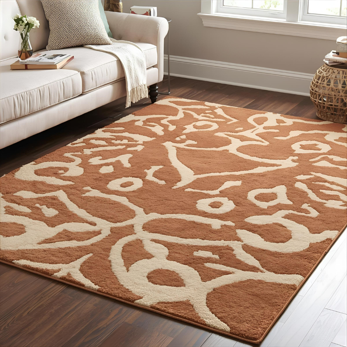 Copper Desert Area Rug