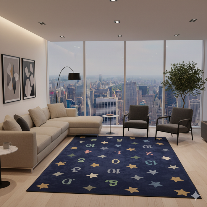 Counting Stars Area Rug