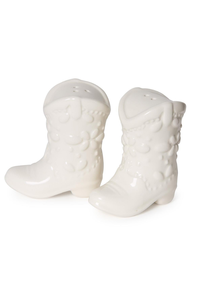 Cowboy Boot Salt and Pepper Shaker Set