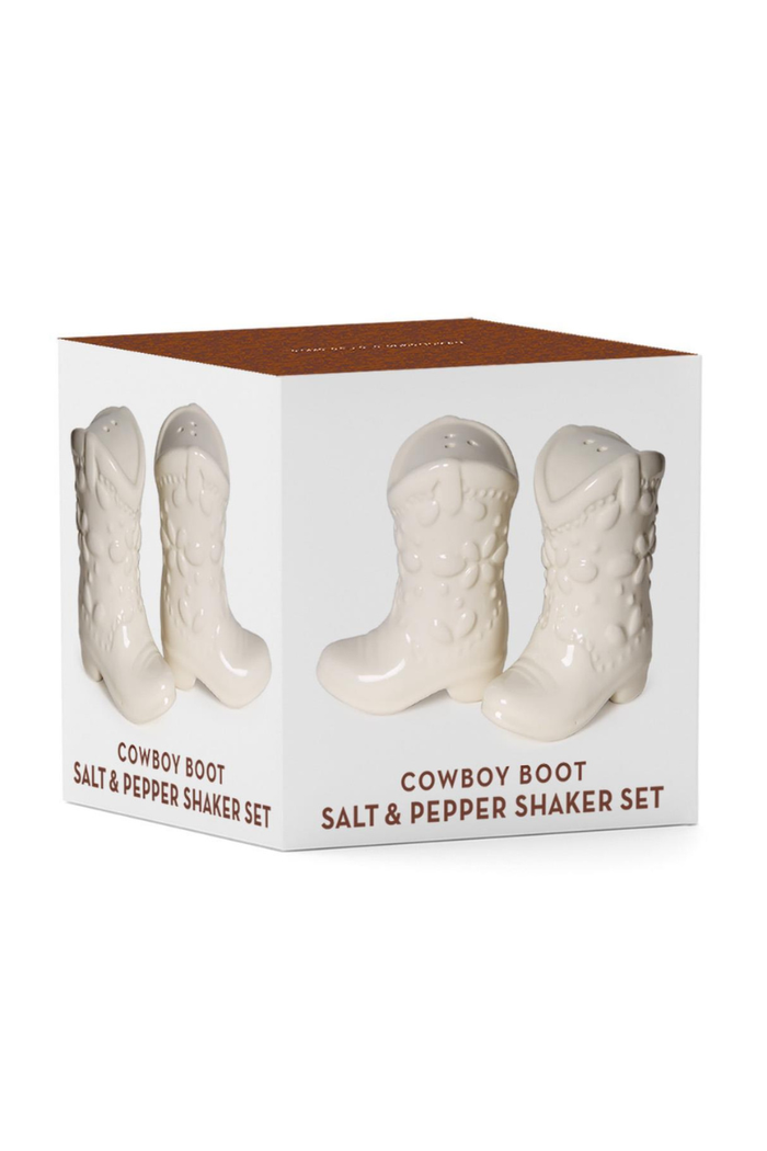 Cowboy Boot Salt and Pepper Shaker Set