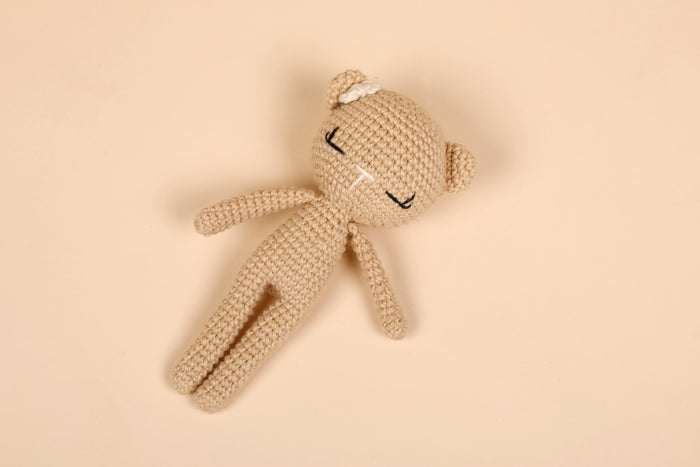 Crochet Baby Doll - Bear (6 Months+)