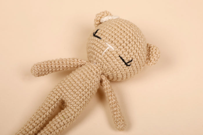 Crochet Baby Doll - Bear (6 Months+)