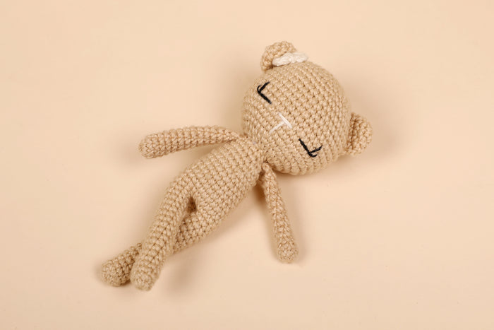 Crochet Baby Doll - Bear (6 Months+)