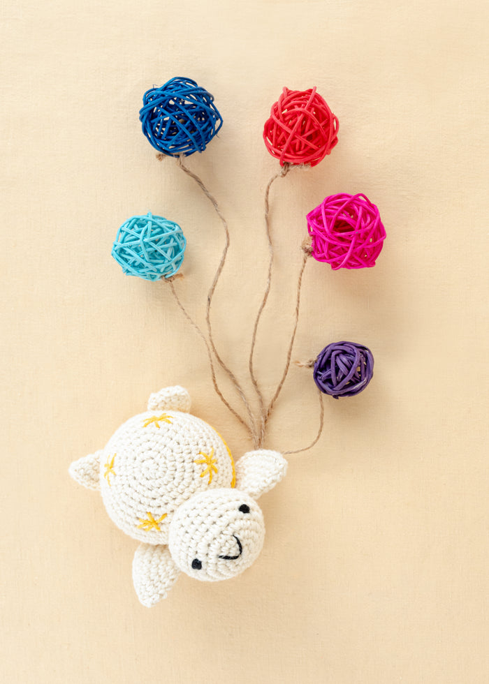 Crochet Turtle Rattle (All Ages)