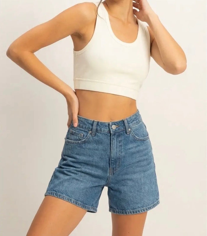Cropped Tank Top- Marshmallow