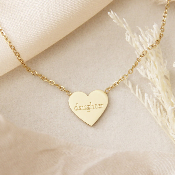 Daughter Heir Necklace- Gold