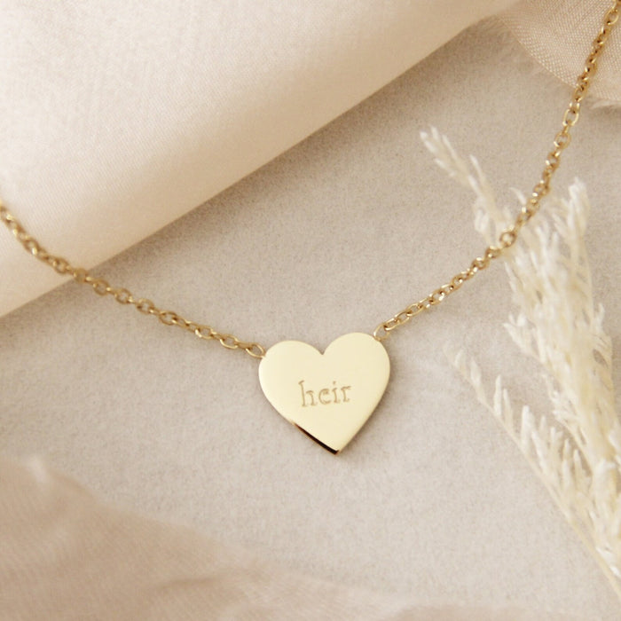 Daughter Heir Necklace- Gold