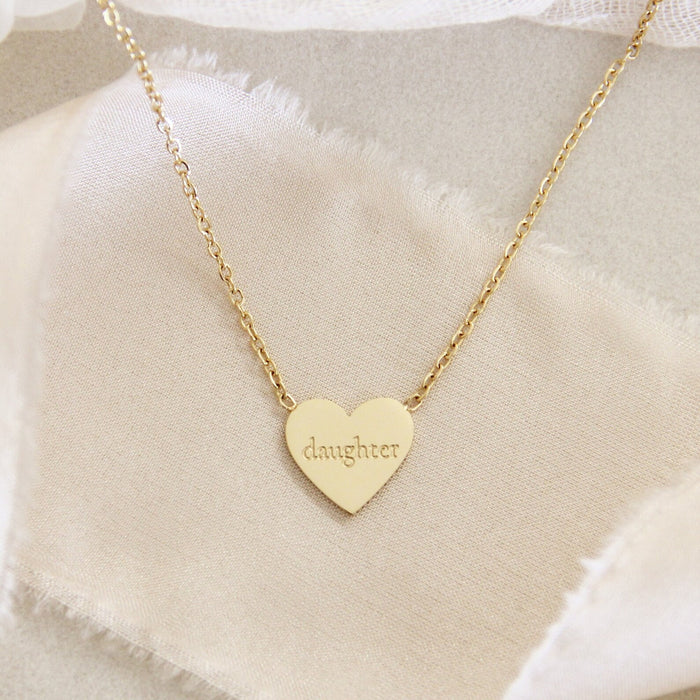 Daughter Heir Necklace- Gold