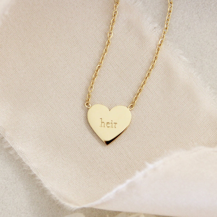 Daughter Heir Necklace- Gold