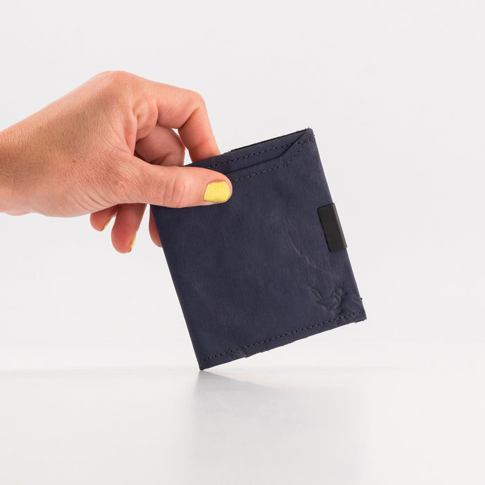 Deep Blue Square Wallet