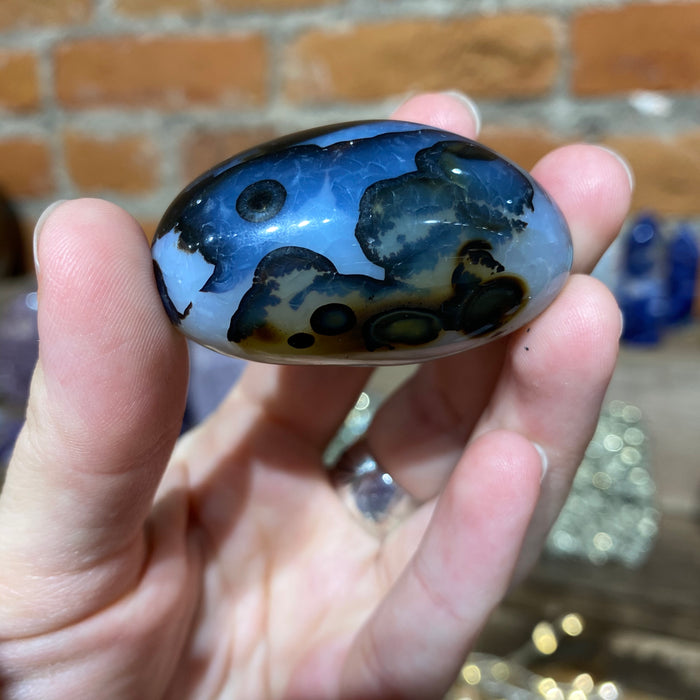 Dendritic Agate Palm Stone