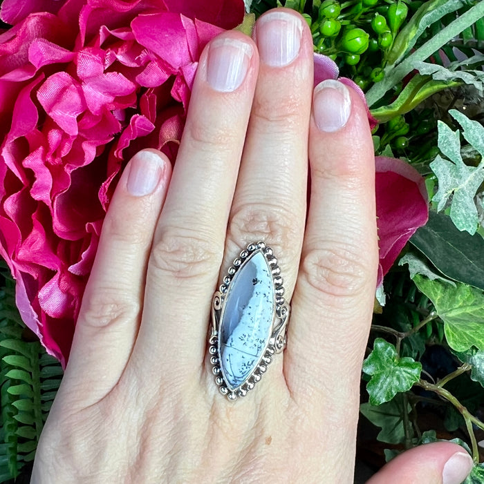 Dendritic Agate Ring