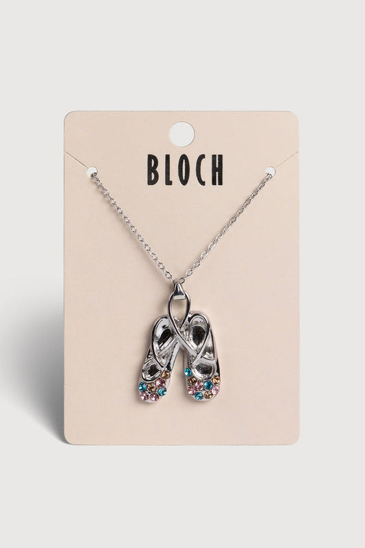 Diamante Ballet Shoe Necklace - BLOCH EU