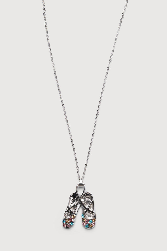 Diamante Ballet Shoe Necklace - BLOCH EU