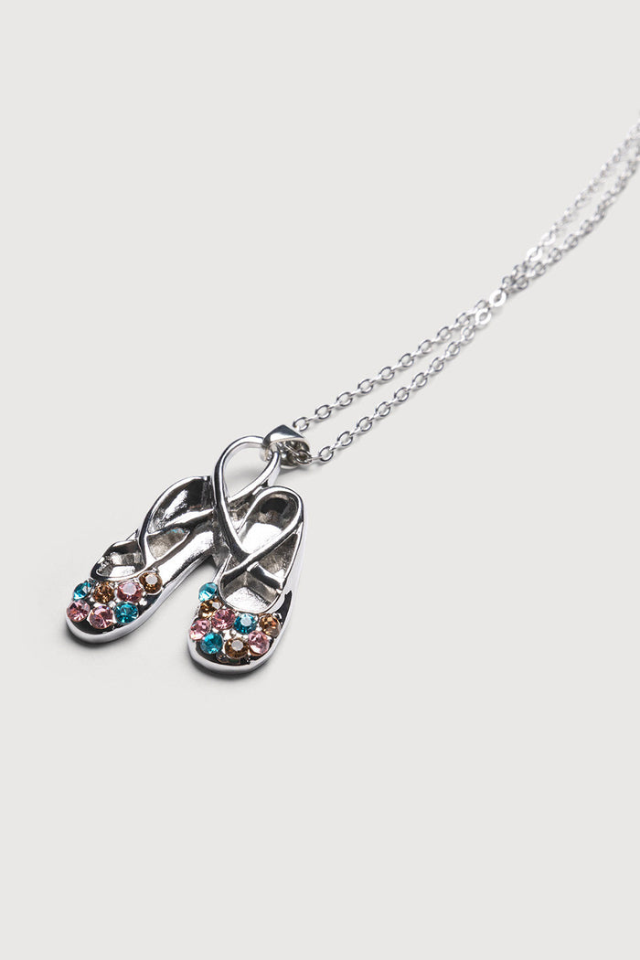 Diamante Ballet Shoe Necklace - BLOCH EU
