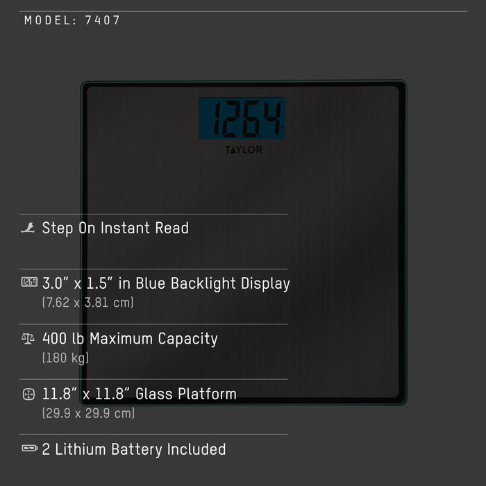 Digital Stainless Steel Bathroom Scale
